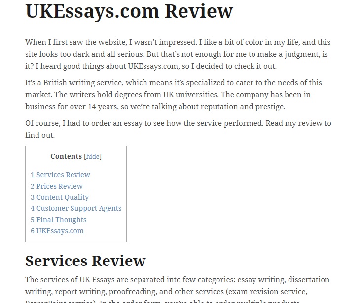 ukessays review and student feedback