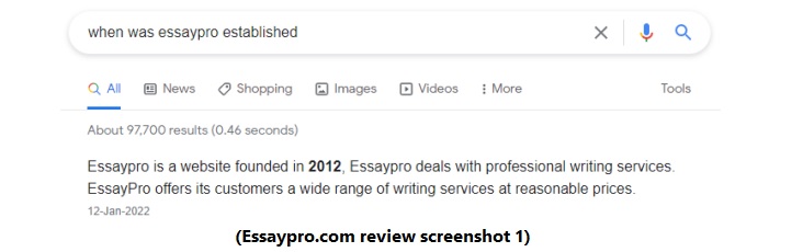essaypro review 1