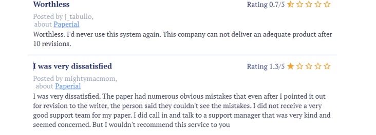 paperial review and feedback