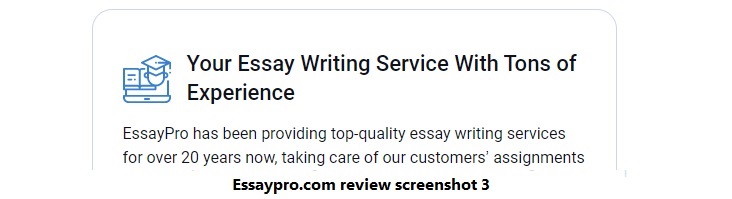 Essaypro review 3