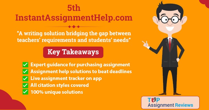 Instant Assignment Help is on no. 5 in best assignment help in australia | Student reviews and feedback on Instantassignmenthelp.com