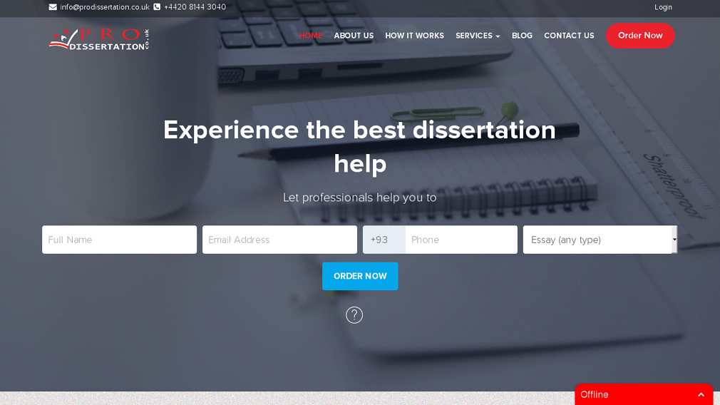 Prodissertation.co.uk