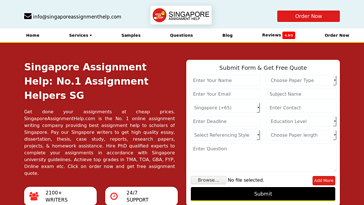 Singaporeassignmenthelp.com