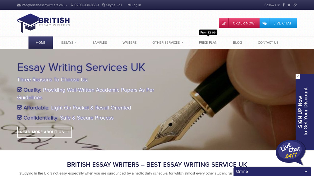 Britishessaywriters.co.uk